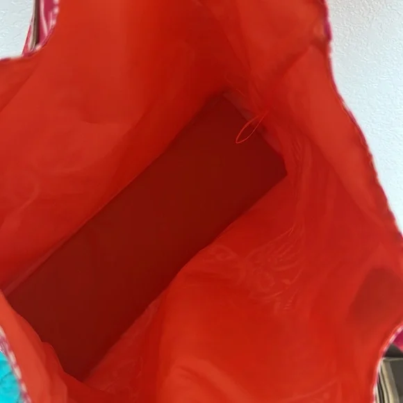 Estee lauder LILLY PULLITZER pink snd orange handbag - Picture 6 of 7